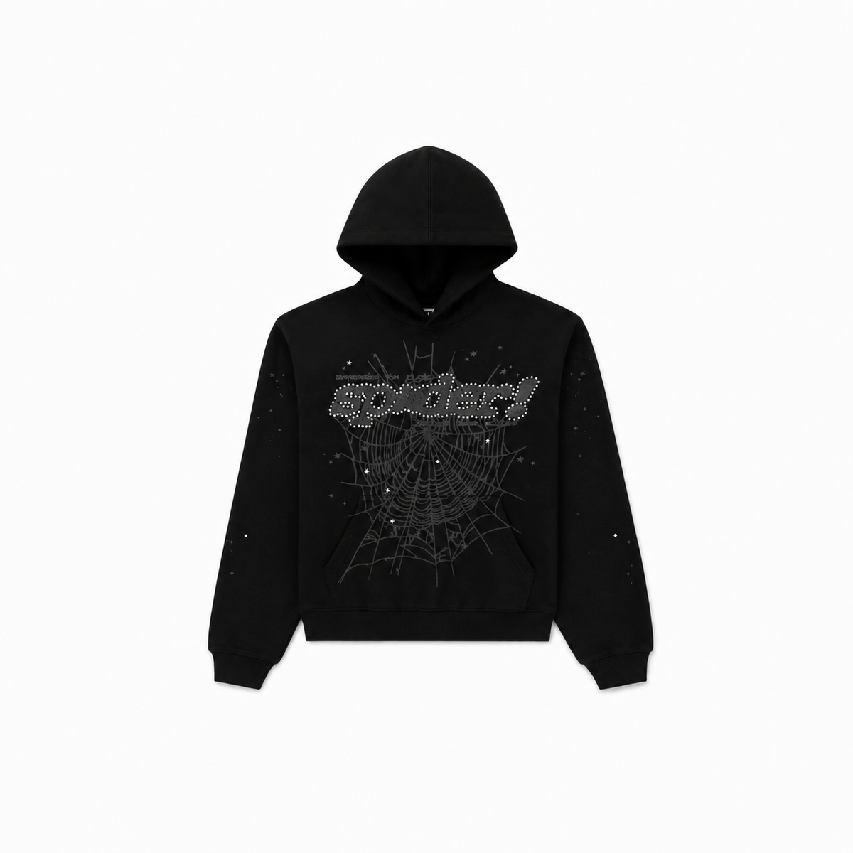 Sp5der Rhinestone Punk V2 Hoodie