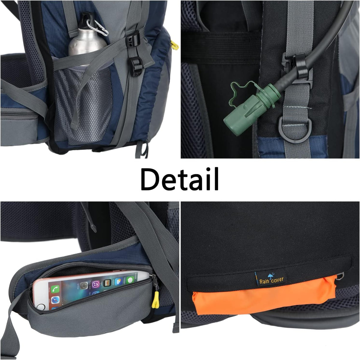 50L Waterproof Hiking Backpack