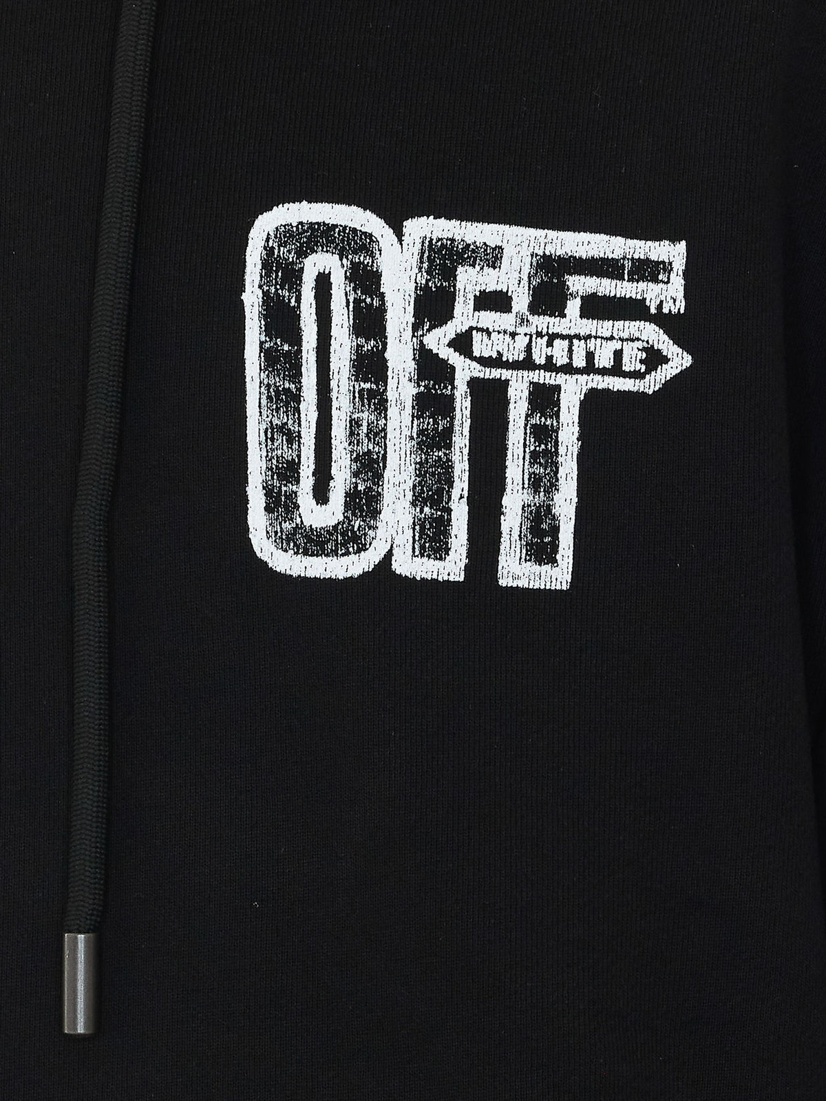 Off‑White Brushed Arrow Hoodie