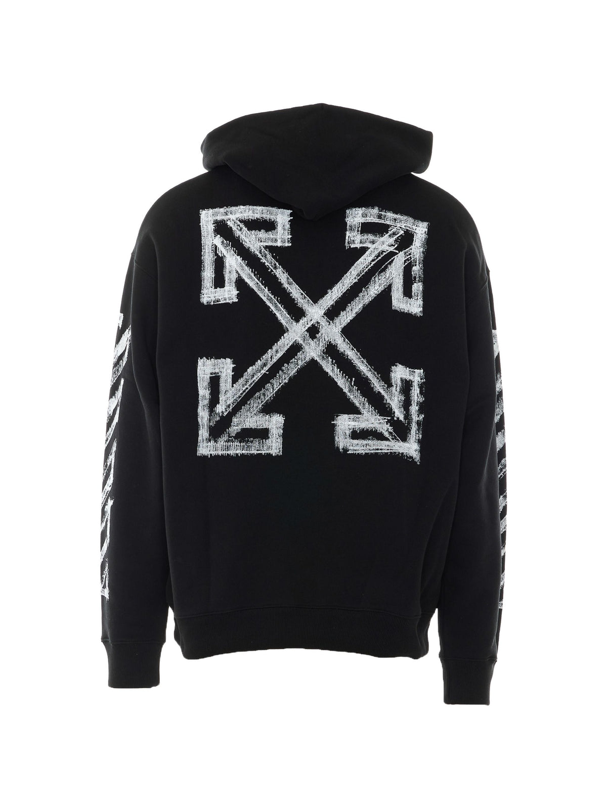 Off‑White Brushed Arrow Hoodie