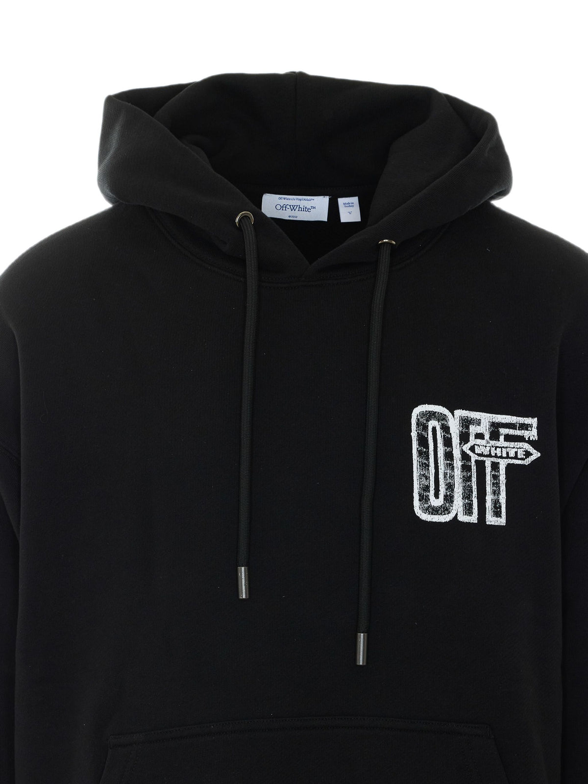 Off‑White Brushed Arrow Hoodie